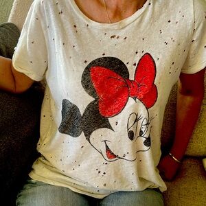 Lauren moshi Mickey Mouse tea shirt